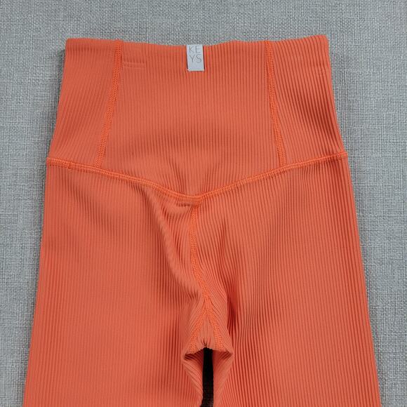Athleta x Alicia Keys Womens Leggings Size XXS Orange Elation Ribbed Tight NEW - Picture 11 of 15